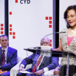 Ana Botín y Pedro Duque, en la clausura del evento Informe CYD 2017