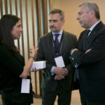 Sònia Martínez, Directora Gerente de Fundación CYD, junto a José Luis Perelli y Javier Garilleti