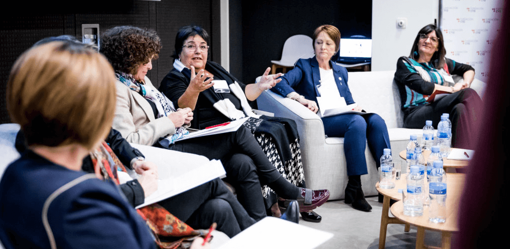 María José Figueras. Debate junto a rectoras de universidades públicas españolas