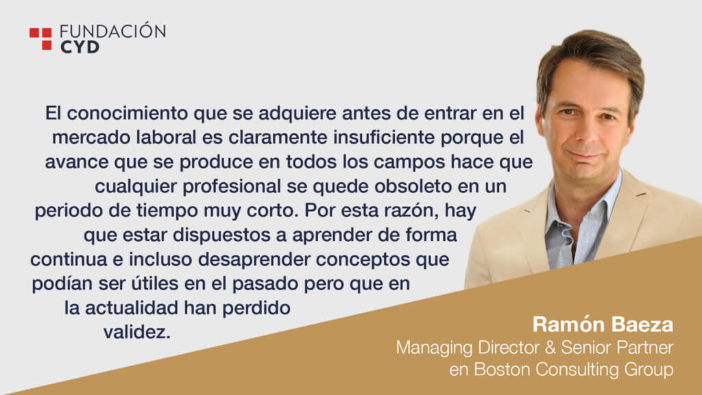 La importancia de la formación continua en las empresas, según Ramón Baeza (BCG)