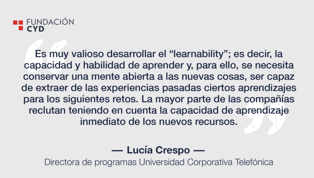 Learnability y capacidad de aprendizaje. Lucía Crespo (Telefónica)