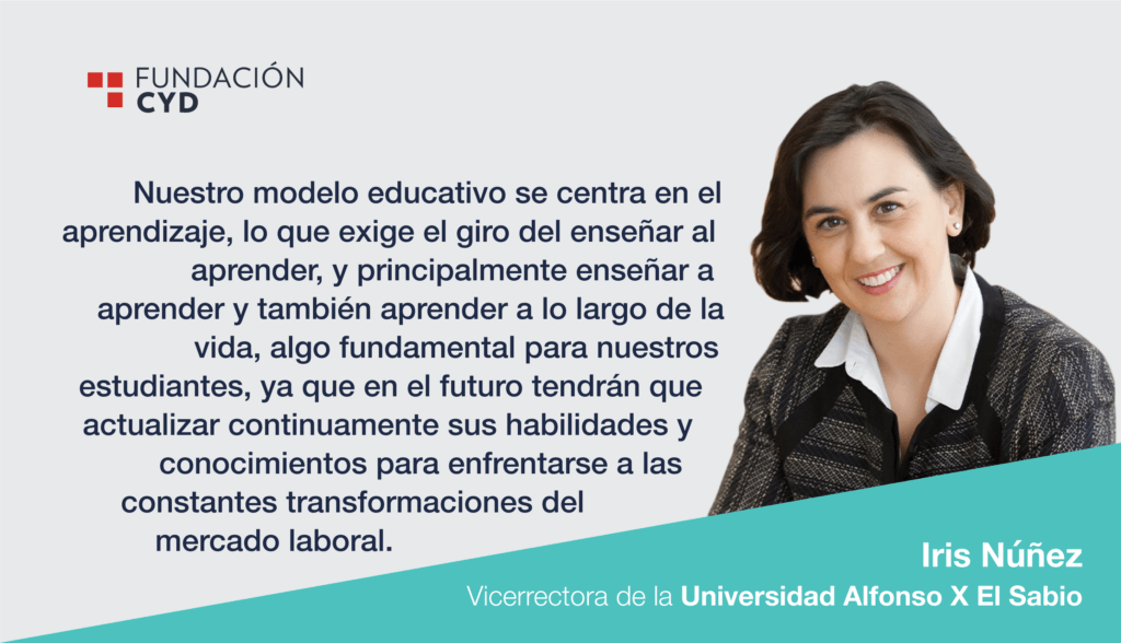 Iris Núñez, vicerrectora Universidad Alfonso X el Sabio (UAX)